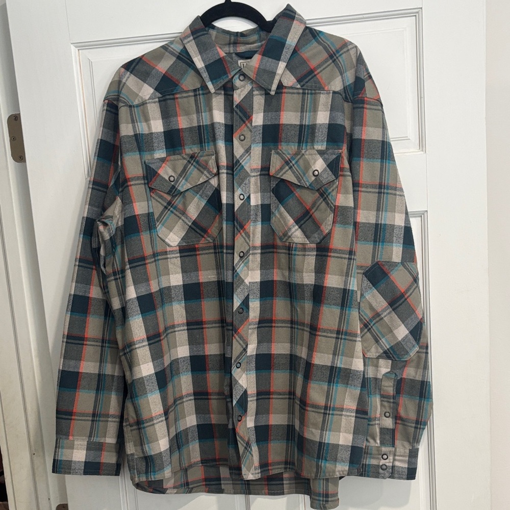 L.L. Bean Multicolor Checkered Shirt